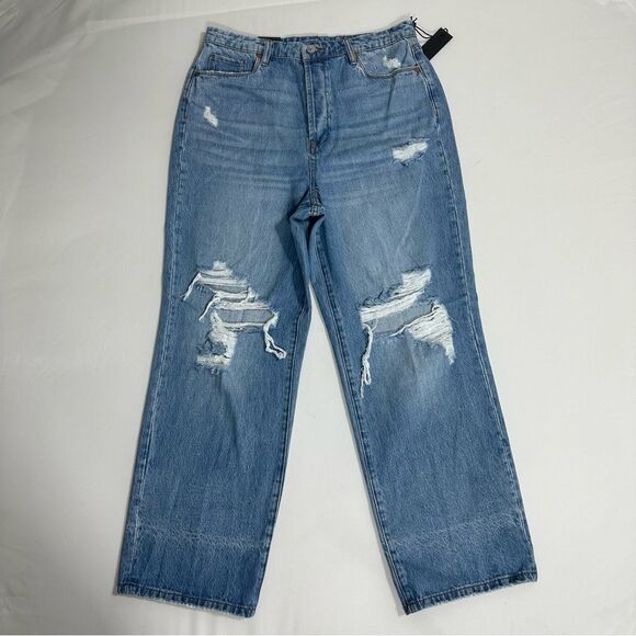 Blank NYC Womens Jeans 30 The Baxter Ribcage Straight Leg High Rise Button Fly - Picture 9 of 14